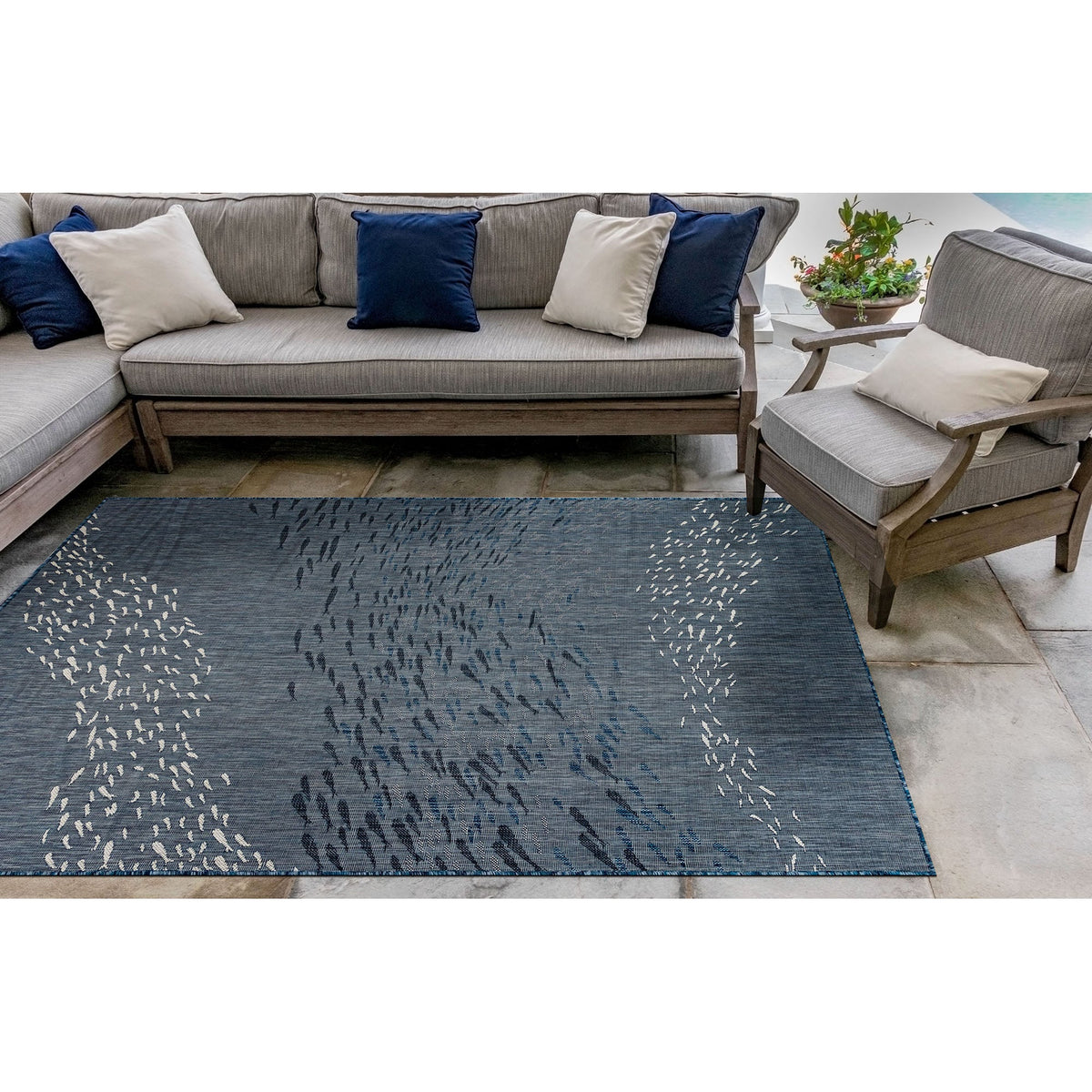 Navy | 4'10" x 7'6"