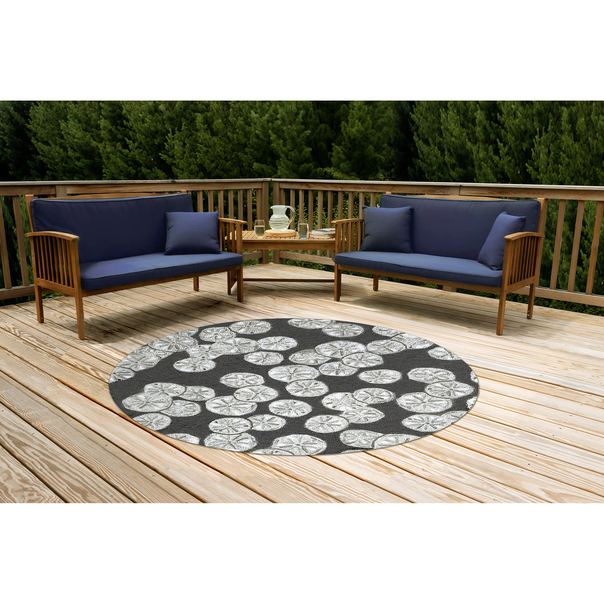 Navy | 5' Round
