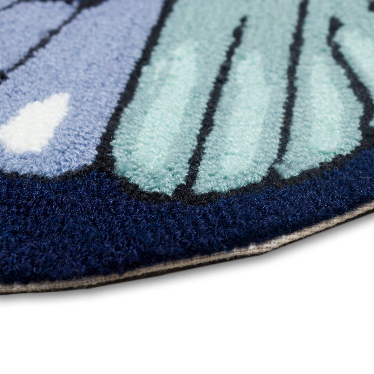Blue | 1'8" x 2'10" Shaped
