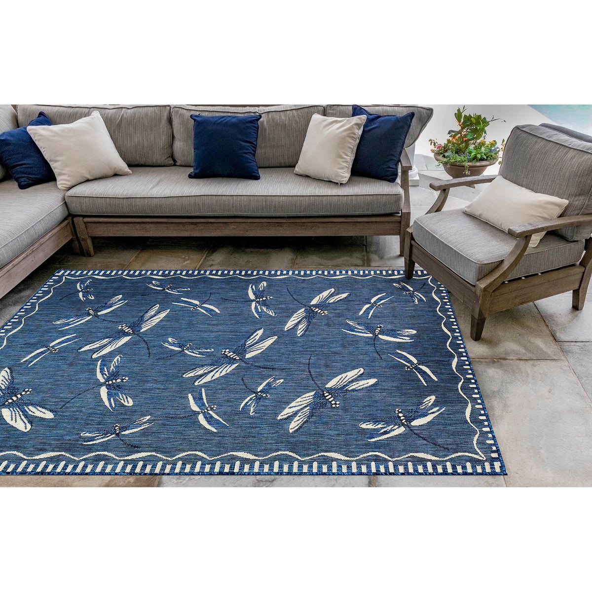 Navy | 3'3" x 4'11"